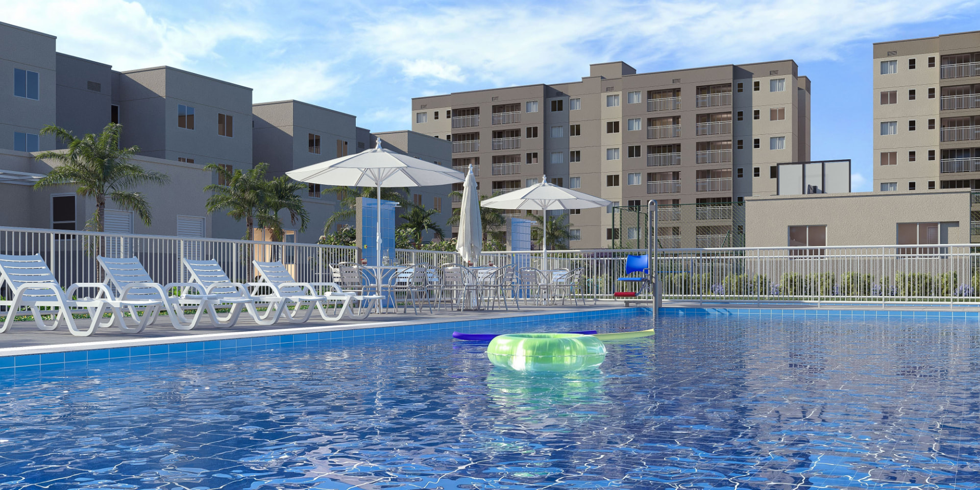 Perspectiva — Piscina adulto